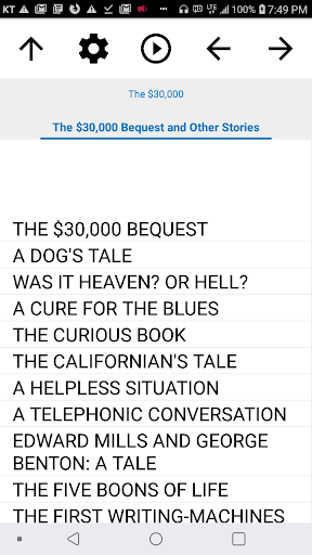 Android application Book, The $30,000 Bequest and screenshort