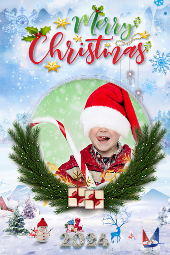 Christmas 2024 Photo Frame Screen 2