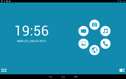 Basic Blue Theme for Smart Lau Screen 3
