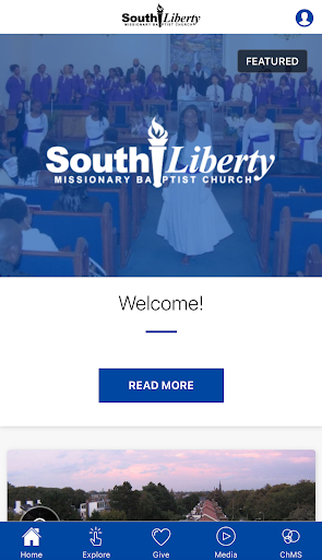 Android application South Liberty MB Church screenshort