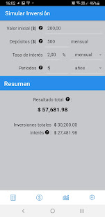 Vista previa de la aplicación