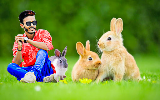 Android application Rabbit photo editor and frames screenshort