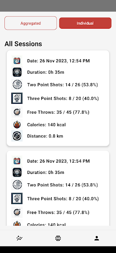 Shot Count - Basketball AI Screen 2
