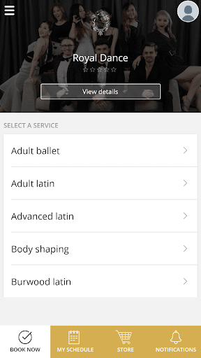 Android application Royal Dance screenshort