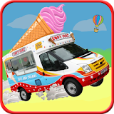 Ice Cream Van Truck 3D icon