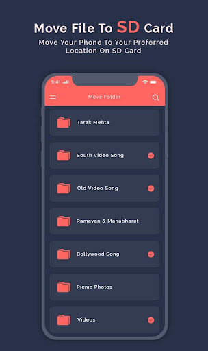 File To SD Card - Move Files F Screen 2