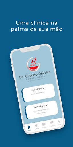 Android application Gustavo Oliveira Hematologista screenshort