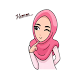 Cute Hijab Girls Stickers