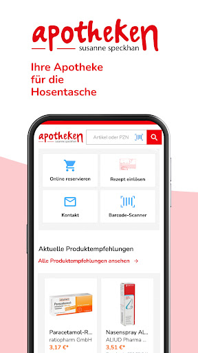 Android application Apotheken Susanne Speckhan screenshort