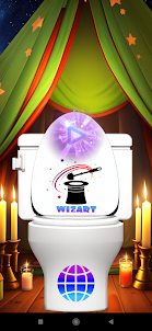 Wizard's magic toilet: yes-no