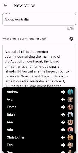 App preview