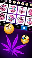 screenshot of Purple Neon Weed Keyboard Back