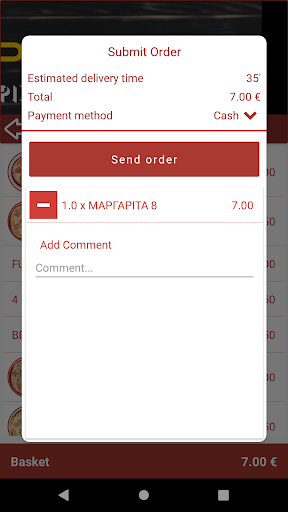 Picasso delivery Screen 2