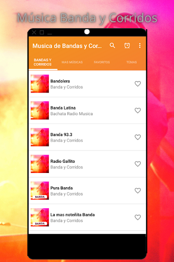 Musica Banda y Corridos App Screen 3