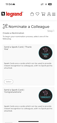 Spark Legrand Screen 3