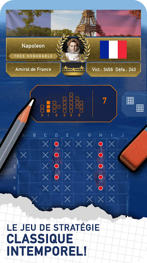 Code Triche Bataille Navale - Touché-coulé APK MOD (Astuce) screenshots 1