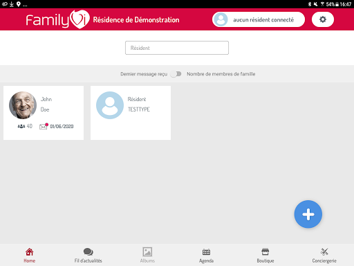 Android application DomusVi Résidence screenshort