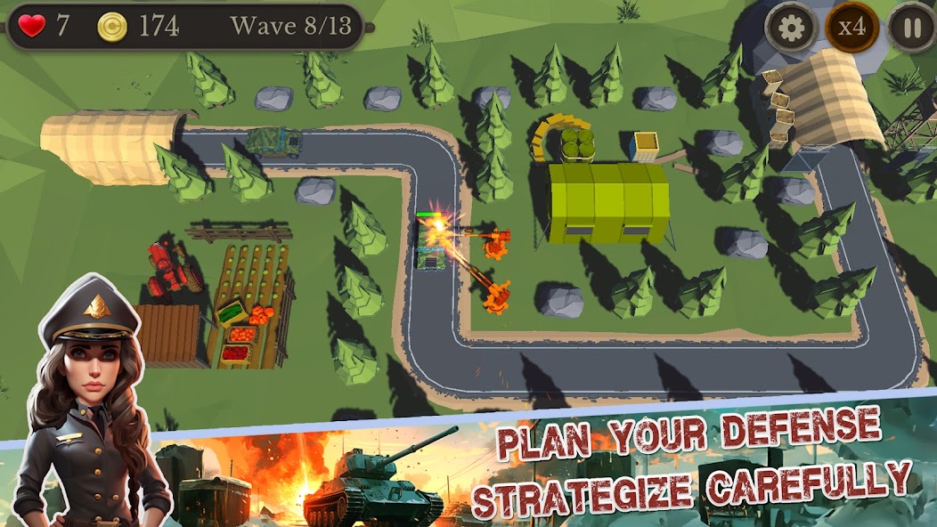 War Strategy 3D: Tower Defense 0.0.15 APK + Mod (Unlimited money) for Android