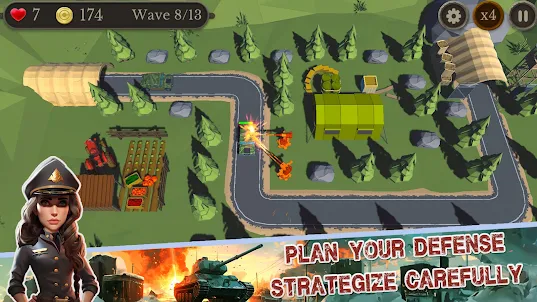 戰爭策略 3D：塔防