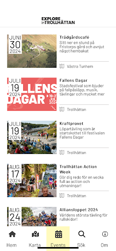 Explore inTrollhättan Screen 3