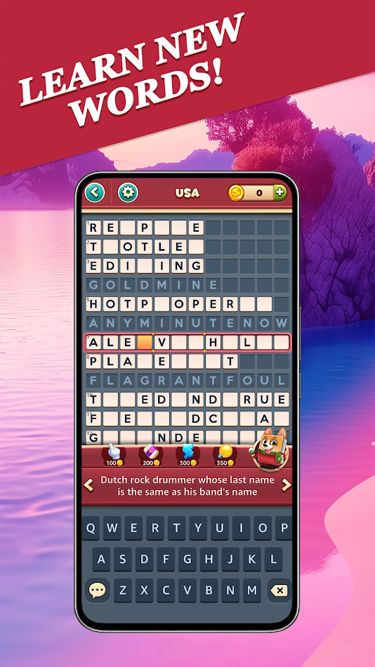 #6. Word Craze - Trivia Crossword (Android) Podle: Joy Vendor