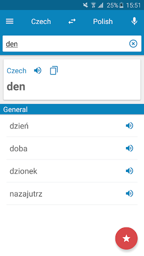 Czech-Polish Dictionary 2.6.3 screenshots 1