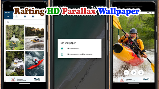 Rafting HD Live Wallpaper