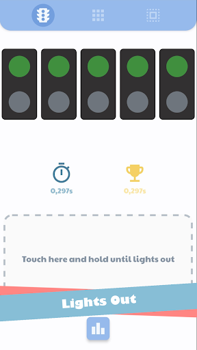 Reaction Hero - Reflex test Screen 2
