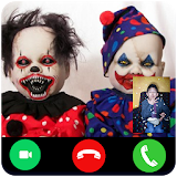 Fake Call Killer baby clown icon