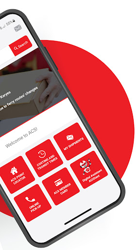 ACS Mobile App Screen 2