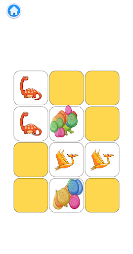 Dinos Memory Game Screen 2