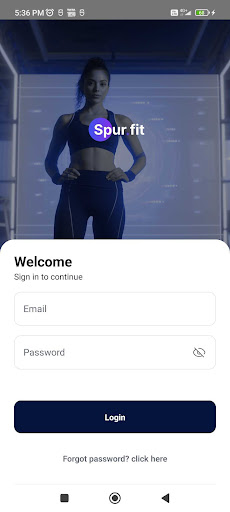 Spur.fit Screen 2
