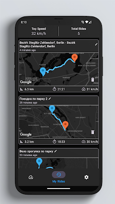 GPS Speedometer for Bikeのおすすめ画像2