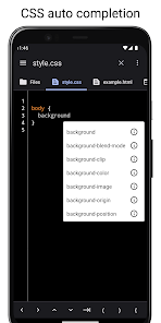 Screenshot 6 WebCode - html, css, js ide android