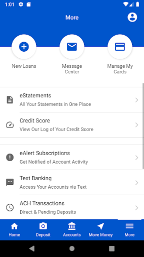 Android application Miami University Community FCU screenshort