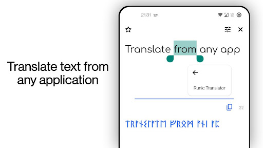 Android application Rune Translator 2024 screenshort