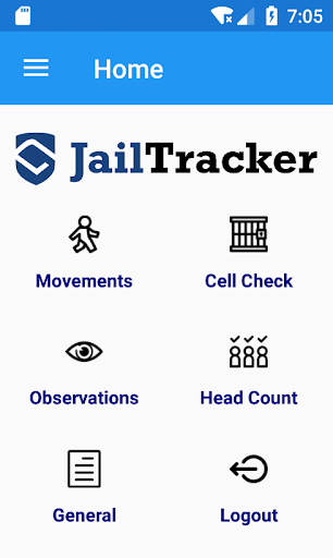 Android application Jailtracker Mobile screenshort