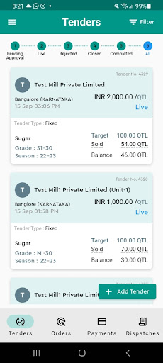 SuTra for Manufacturers Screen 3
