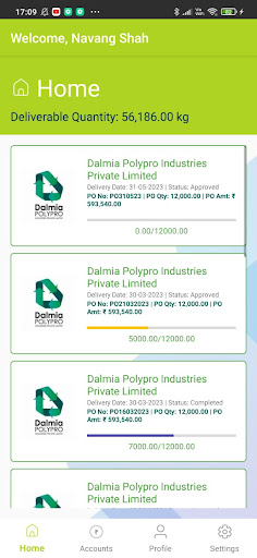 Trace Waste Aggregator App Screen 2