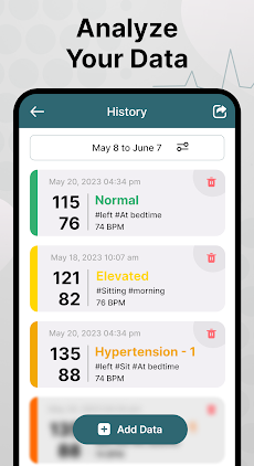 Blood pressure tracker appのおすすめ画像4