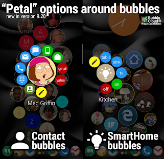 Bubble Cloud Widgets + Folders for phones/tablets Varies with device screenshots 4