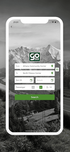 RideGoBus Screen 2