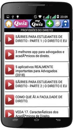 Android application Curso de Direito Imobiliário screenshort