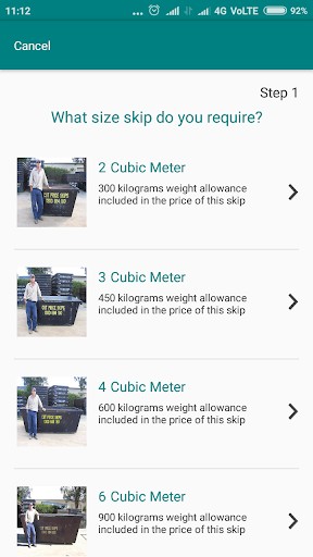 Cut Price Skips Screen 2
