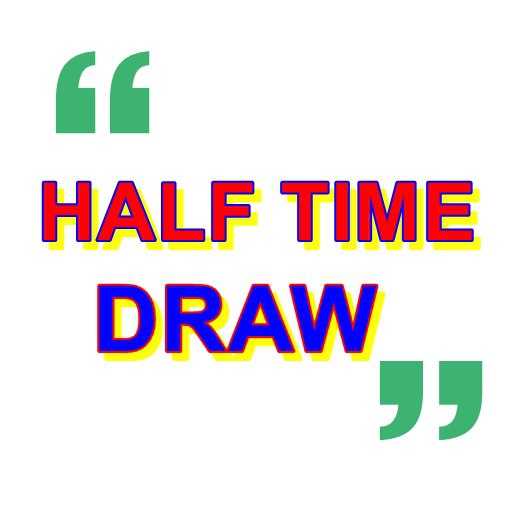 half time draw tips