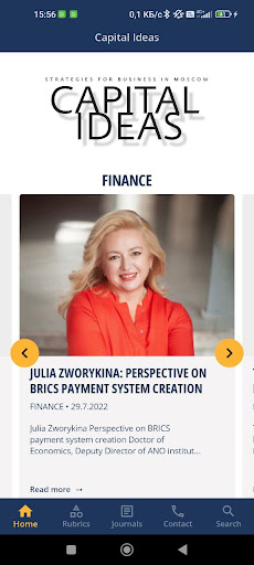 Android application Capital Ideas Magazine screenshort