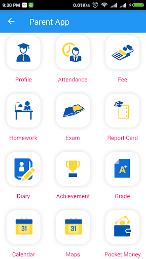 Shantiniketan - Parent App Screen 3