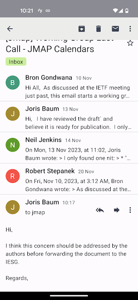 Ltt.rs - JMAP Email client MOD APK screenshot