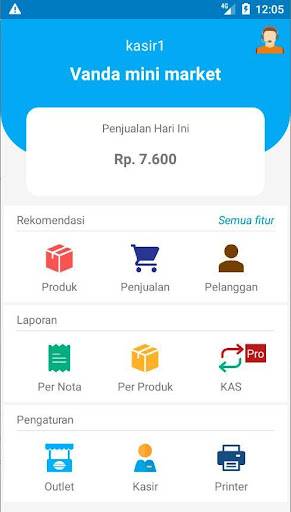 Android application Simpel Kasir screenshort