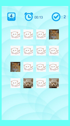 Cats Memory Match Screen 2